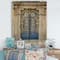 Designart - Lavish Old-European Door Vintage - Vintage Print on Natural Pine Wood